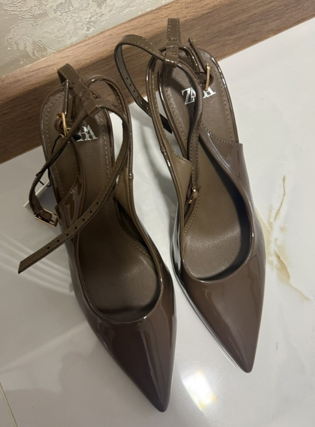 Tuflilər, Zara, Ölçü: 38, rəng - Qəhvəyi, Yeni — Şəxsi əşyalar, Bakı (2)
