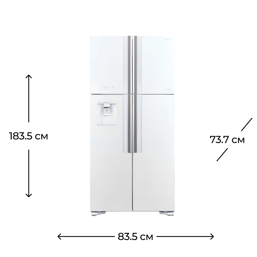 Soyuducu Hitachi R-W660PUC7 GPW — Soyuducular, Bakı (3)