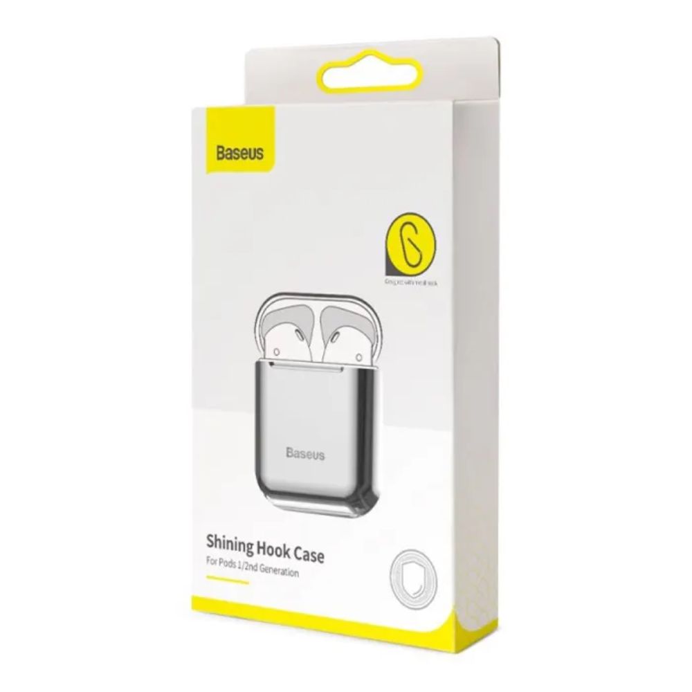 Baseus Airpods 1/2 Case Silver Arappod-AOS — Mallar, Bakı (3)