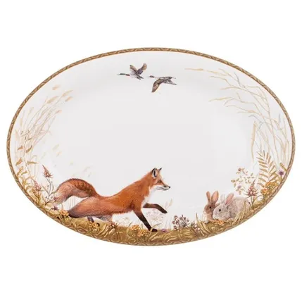 Bulud Lefard Hunting 32x22 sm (590-517) — Dining tableware