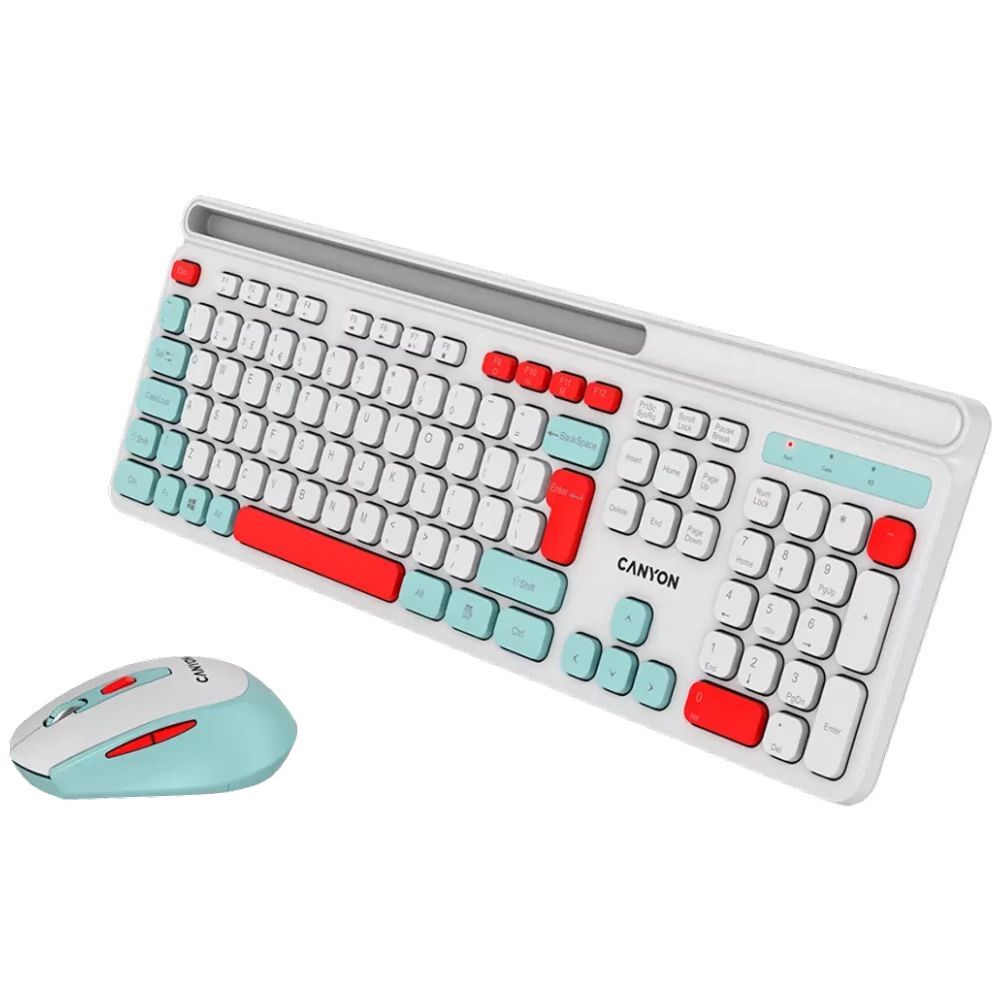 Klaviatura Canyon Combo White CNS-HSETW5BWT — Klaviaturalar və siçanlar, Bakı (2)