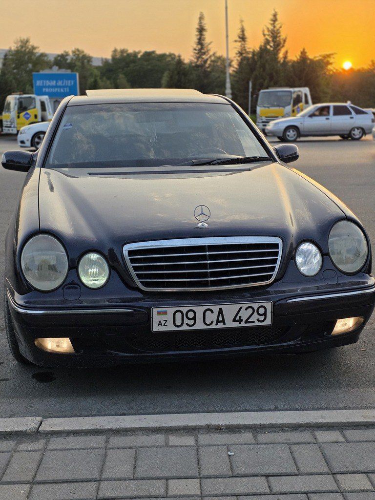 Mercedes E 320, 3.2 L, 2001 il, 436 000 km — Avtomobillər, Bərdə (2)
