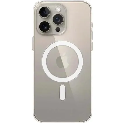 Çexol Apple iPhone 15 Pro Clear Case with MagSafe (MT223ZM/A) — Bakı