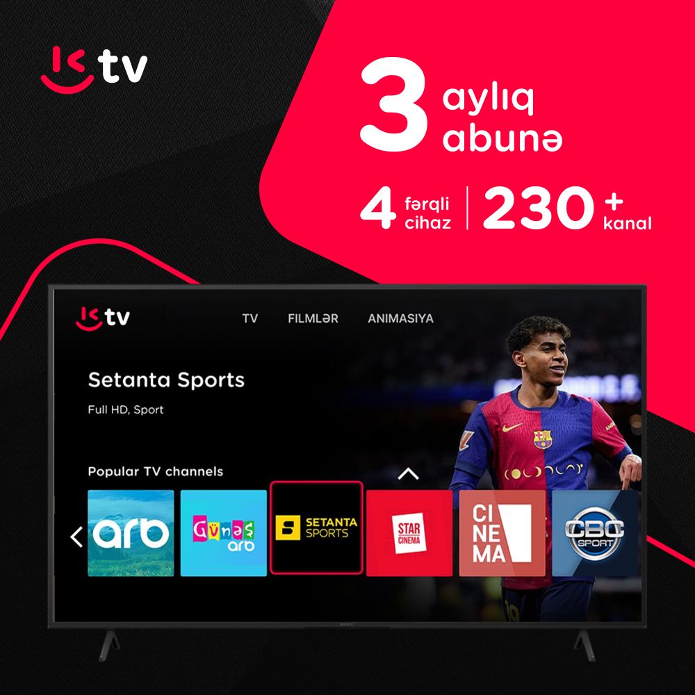 Kontakt TV Premium 3 ay — Mallar, Bakı