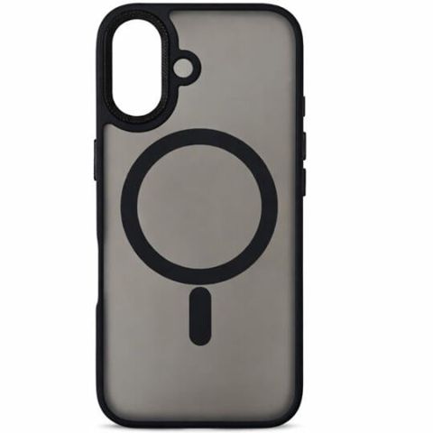 Iphone 16 case Cristal Magsafe Black — Bakı