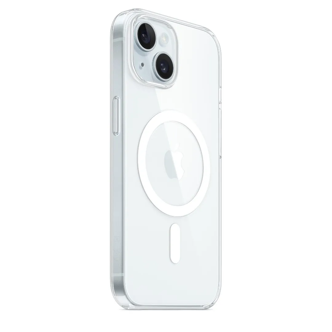 Çexol Apple iPhone 15 Clear Case with MagSafe (MXRK3ZM/A) — Bakı