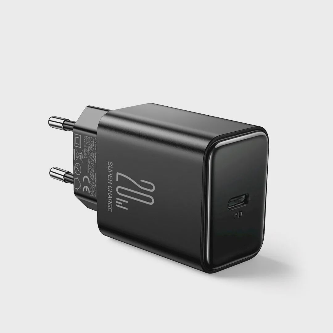 Adapter Joyroom JR-TCF06 PD 20W Black — Smartfon üçün kabelləri və keçidçilər, Bakı