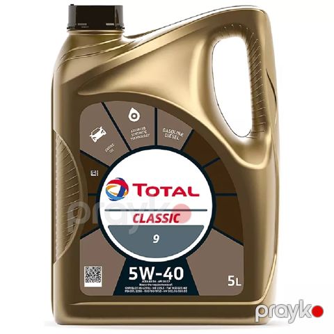 Mühərrik yağı Total Classic 9 5W-40 5L — Bakı