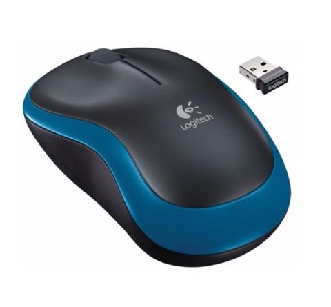 Simsiz kompüter siçanı Logitech Wireless Mouse M185, Blue — Bakı
