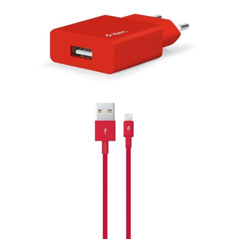 Adapter Ttec SmartCharger Travel 2SCS20LK Red — Bakı