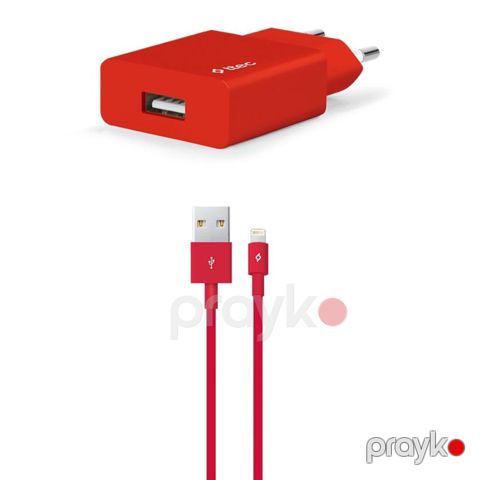 Adapter Ttec SmartCharger Travel 2SCS20LK Red — Bakı