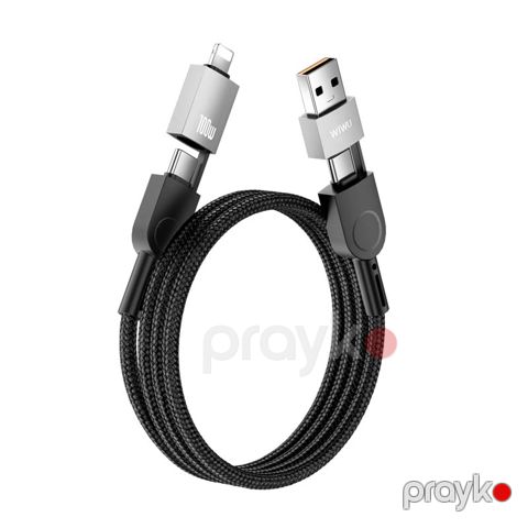 Wiwu Raptor 100W 4in1 Fast Charging Cable (WI-C051) — Bakı