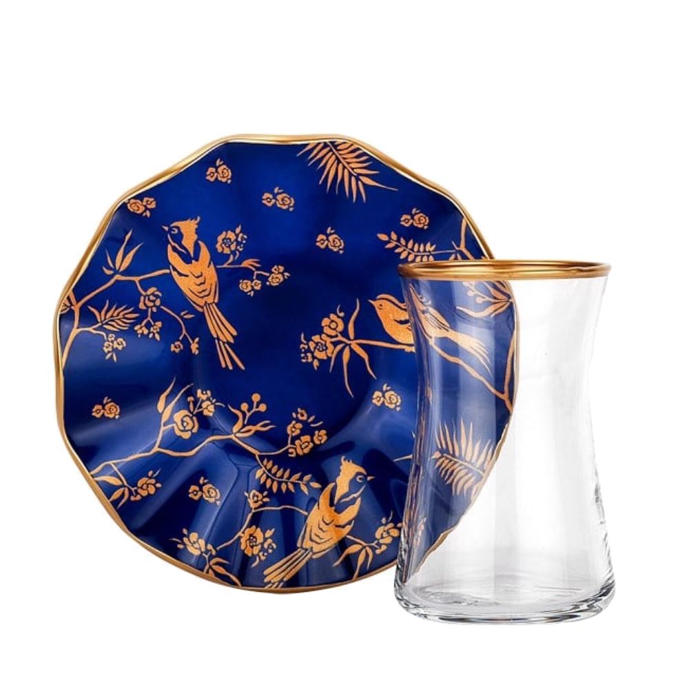 Çay dəsti Schafer Golden Bird 12 parça 8699131917466 Bənövşəyi — Ev texnikası, Bakı (3)