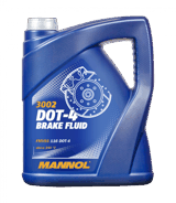 Əyləc mayesi Mannol 3002 DOT 4 5 lt Plastik — Тормозные жидкости