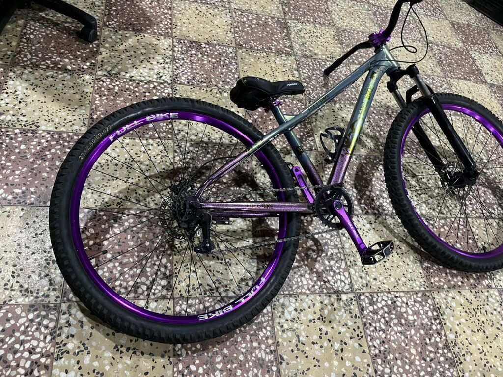 Fullbike satılır yiğılıb ön amortu deyişilib santourdu sep sabitdiyici — Dağ velosipedləri, Bakı (5)