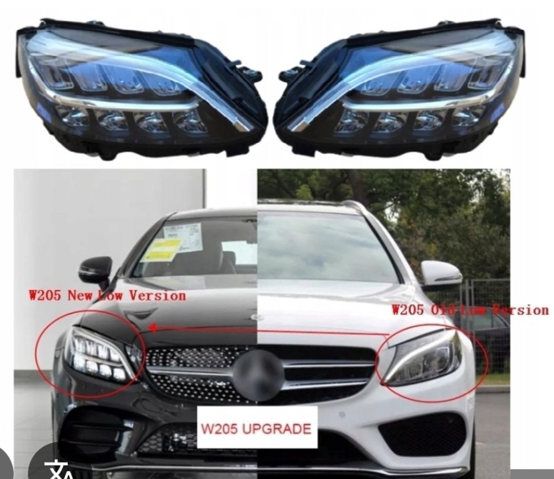 Mercedes-Benz W205 fara statik Led 8 qaşlı — Ehtiyat hissələri və aksesuarlar, Bakı (2)