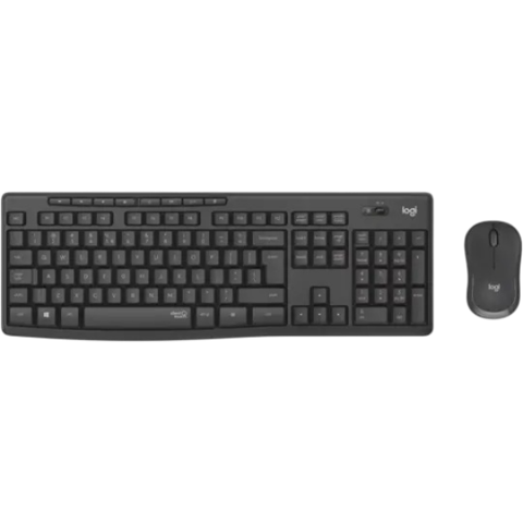 Logitech MK295 Wireless Keyboard+Mouse Black — Bakı
