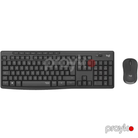 Logitech MK295 Wireless Keyboard+Mouse Black — Bakı