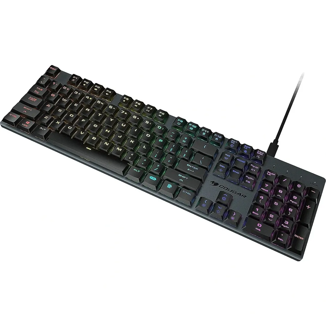 Oyun klaviaturası Cougar Luxlim / Low Profile / Optical Mechanical (CGR-WO1MI-LUX) — Keyboards & Mice