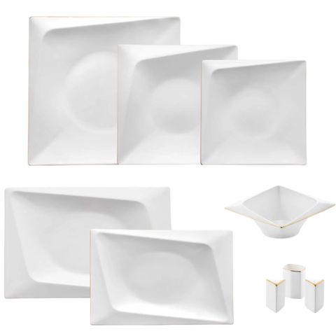 Serviz dəsti Jumbo Fold 58 parça Qızılı 8682972064352 — Bakı