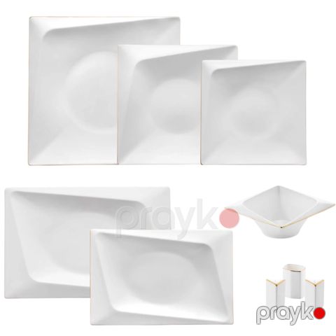 Serviz dəsti Jumbo Fold 58 parça Qızılı 8682972064352 — Bakı