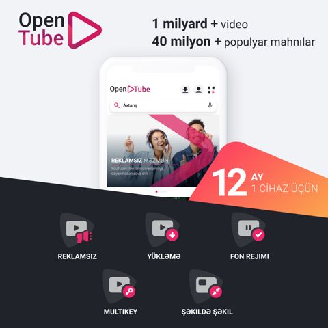 OpenTube 12 ay — Bakı