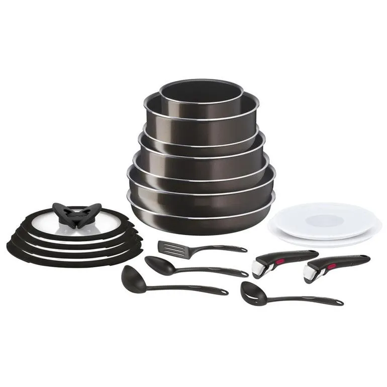 Tava və Qazan Dəsti Tefal Ingenio Titanium XL Intense 2X 19 Parça (2100125500) — Bakı