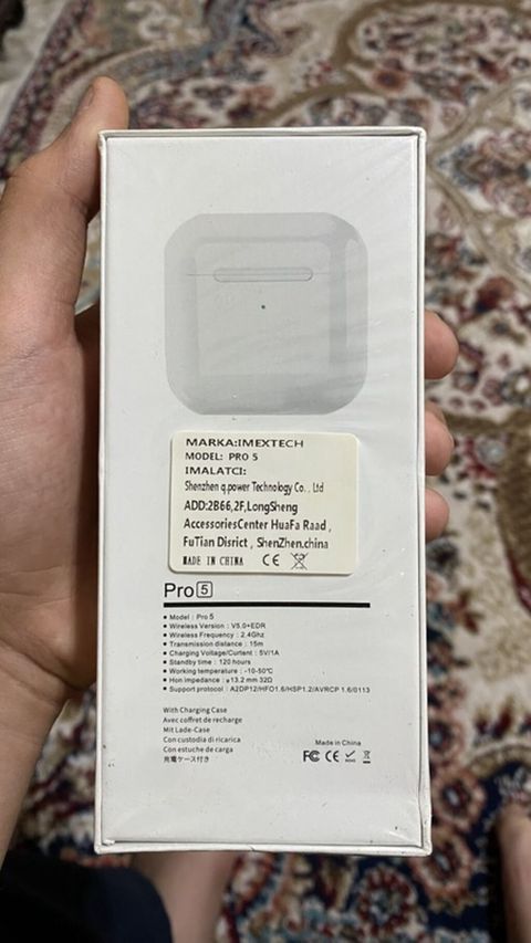 Imextech Pro 5 simsiz qulaqlıq Texniki xüsusiyyətlər: - Model: Pro 5 — Bakı