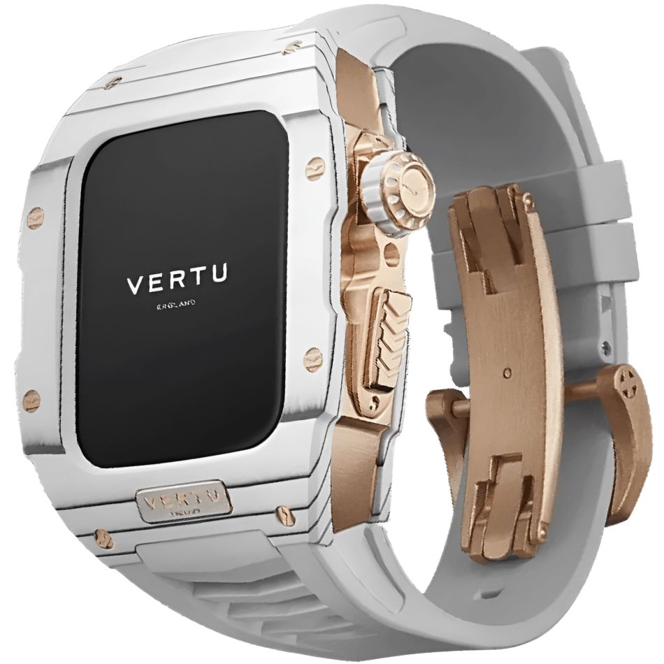Smart saat Vertu Watch H1 SW-WG-004-01-HW Stainless Steel WG White Rubber — Uşaq smart saatları, Bakı