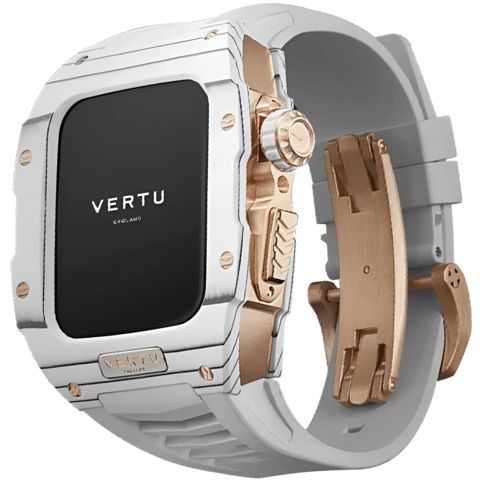Smart saat Vertu Watch H1 SW-WG-004-01-HW Stainless Steel WG White Rubber — Bakı