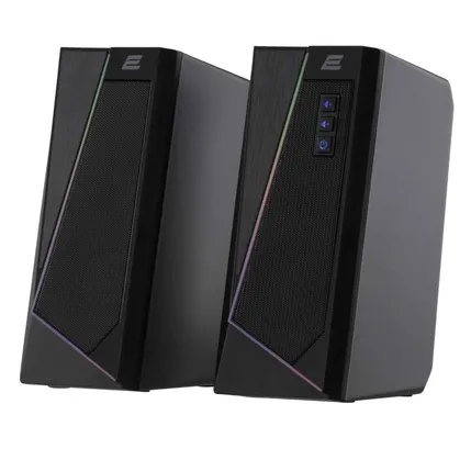 Portativ akustika 2E PCS233 RGB, 2.0, USB, Black