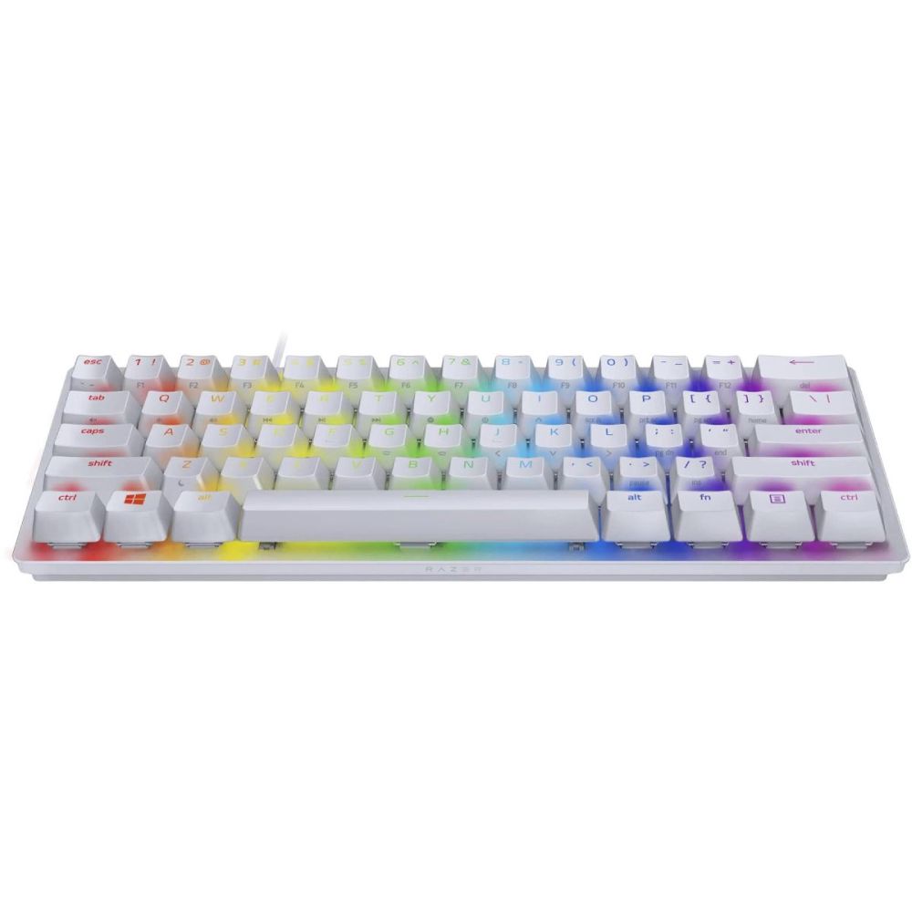 Oyun Klaviaturası Razer Huntsman Mercury Edition Red Switch RZ03-03392200-R3R1 White — Klaviaturalar və siçanlar, Bakı (2)