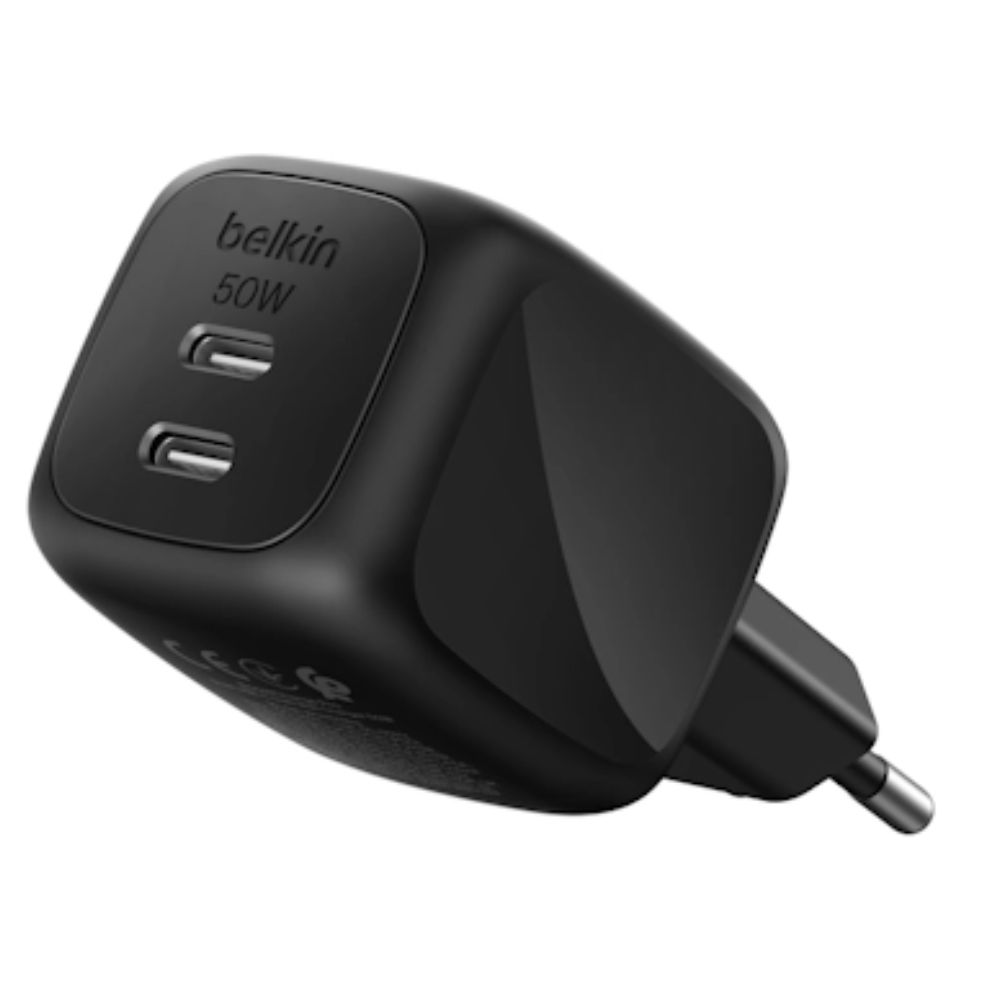 Adapter Belkin 50W USB Type-C WCH019KQBK Black — Mallar, Bakı (3)