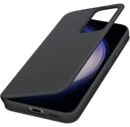 Çexol Samsung Smart Clear View Case for Samsung Galaxy S23 black (EF-ZS911CBEGRU) — Bakı
