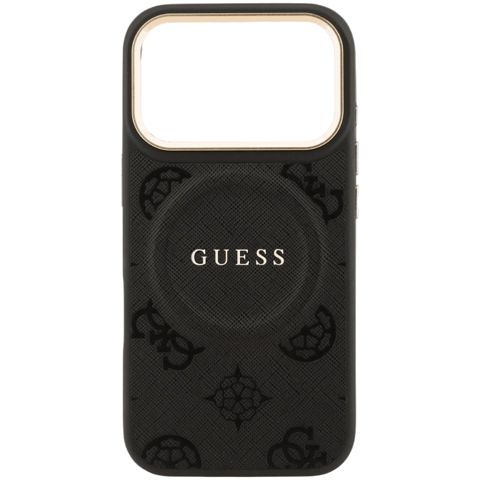 Qoruyucu örtük Guess iPhone 17 Pro GUHMP17LPSAMSECK Black — Bakı
