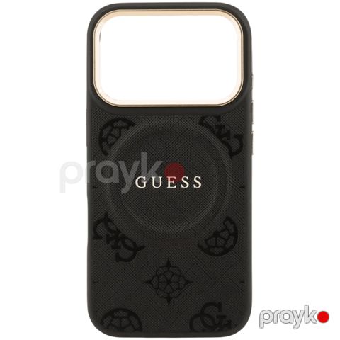 Qoruyucu örtük Guess iPhone 17 Pro GUHMP17LPSAMSECK Black — Bakı
