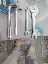 Alətlər dəsti – mexaniki işlər üçün Tərkib: - 2 ədəd L formalı borulu — Wrenches