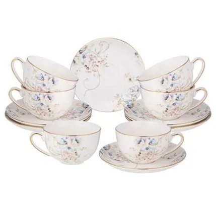 Çay dəsti Lefard Breakfast 6 nəfərlik 12 parça 280 ml (590-304) — Bakı