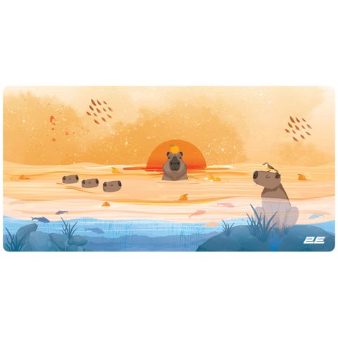 Mouse Pad 2E Capybarra L Yellow 2E-PAD-L-CAPY-YELLOW — Bakı