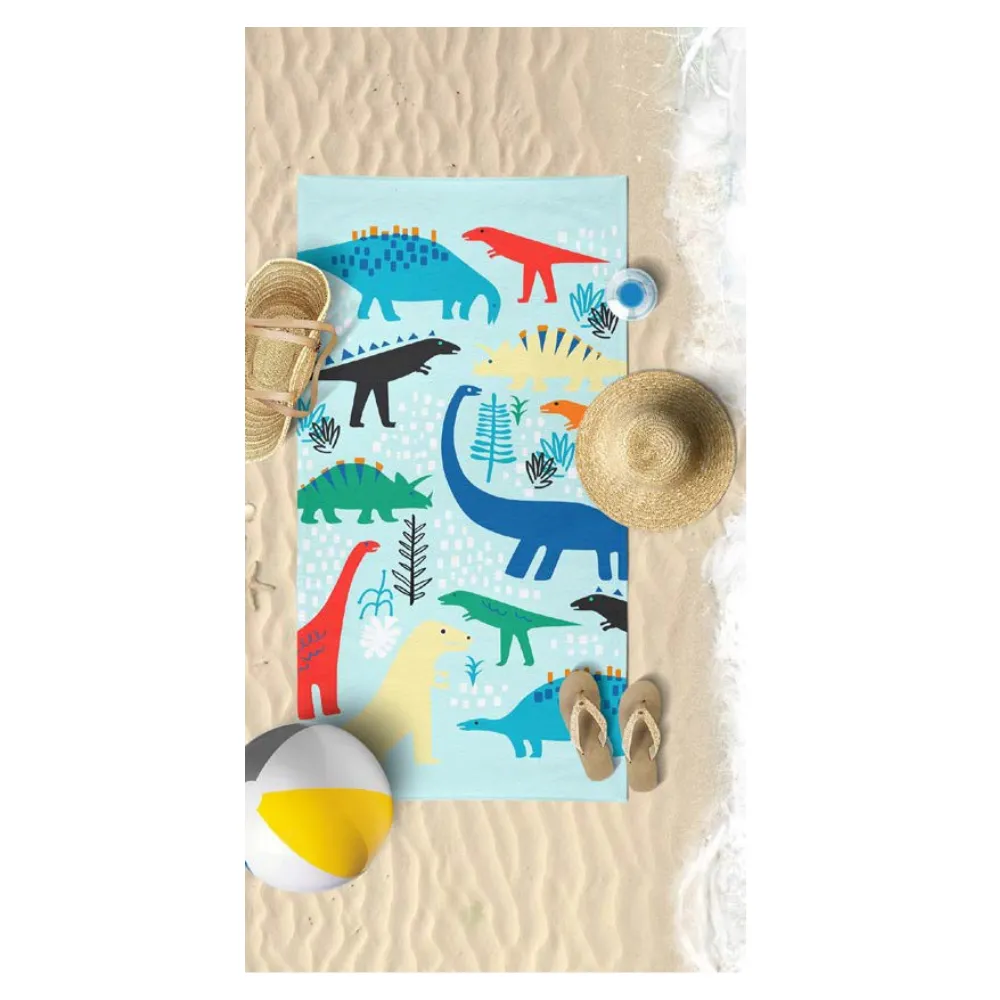Uşaq dəniz dəsmalı Mollis, 70x140 sm, Dinosaur (8697427902820) — Bakı