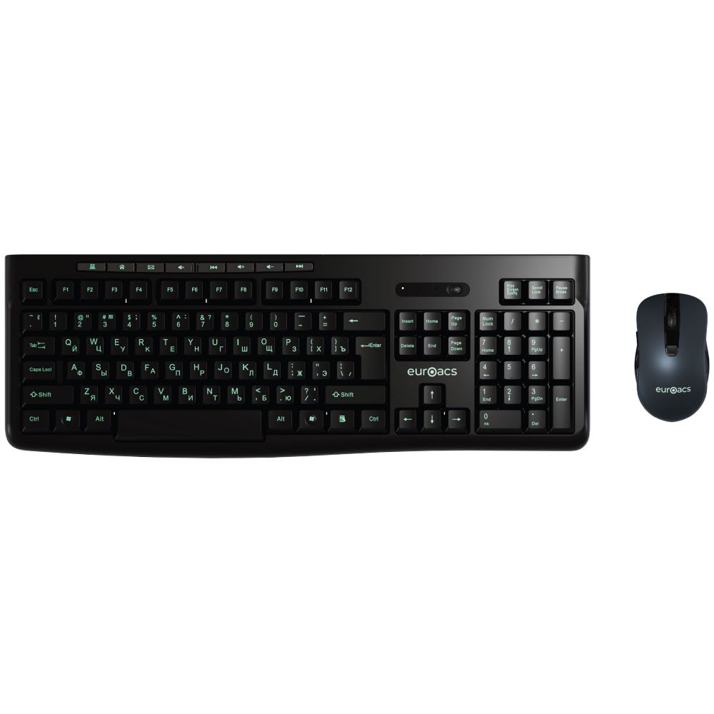 Klaviatura Euroacs EU-M106 / AKOMKL842539 Combo Black — Klaviaturalar və siçanlar, Bakı