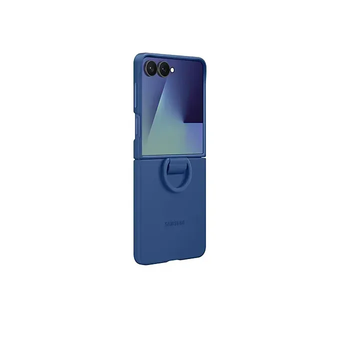 Çexol Samsung Galaxy Z Flip 7 Ring Case (Silicone) blue (EF-PF766TNEGRU)