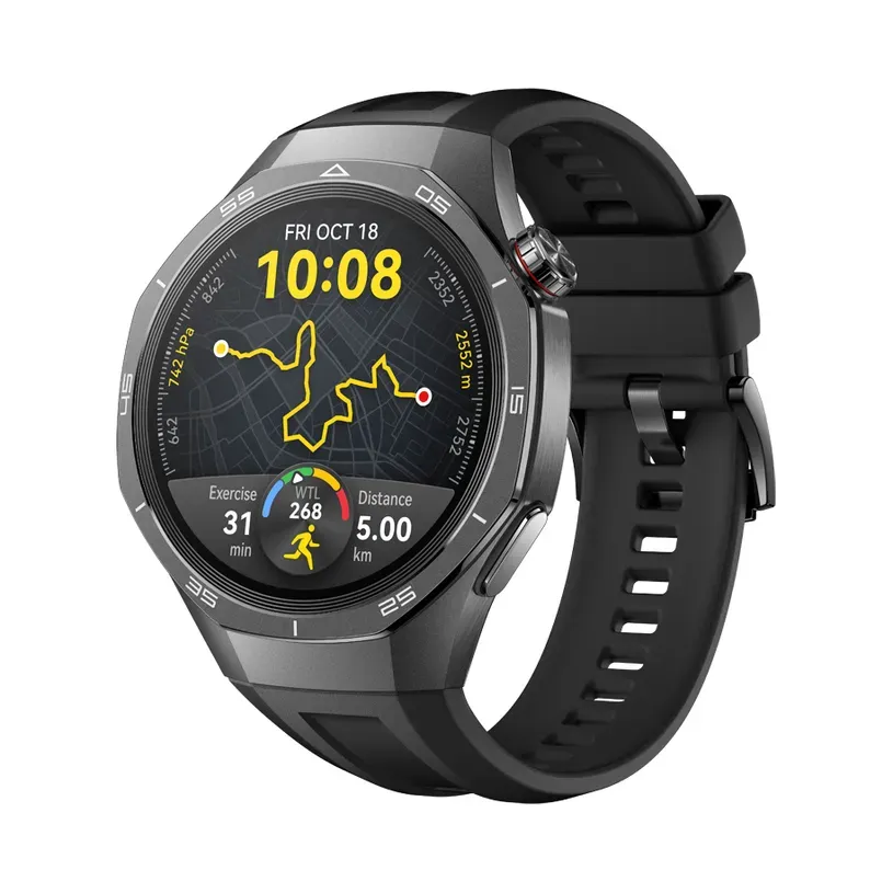 Smart saat Huaweı Watch GT 5 Pro 46mm Black Fluoroelastomer Strap (55020DGH)