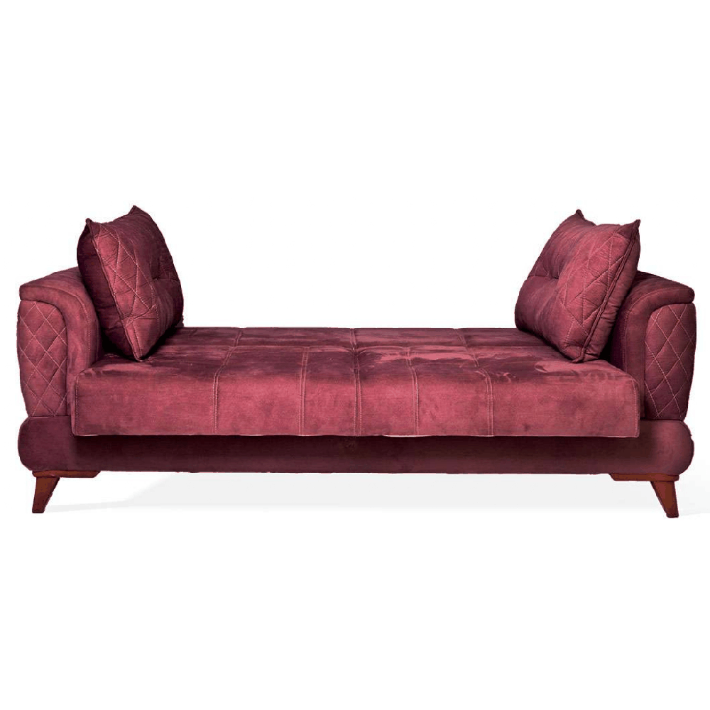Divan Alzzoni Gold Hamerton Qırmızı (3 yerli) — Divanlər, Bakı (2)