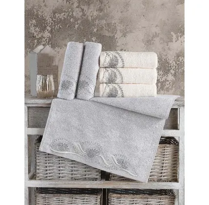 Dəsmal dəsti New Bride Home Bamboo Lavina 50x90 sm 6 ədəd — Tekstil, Bakı