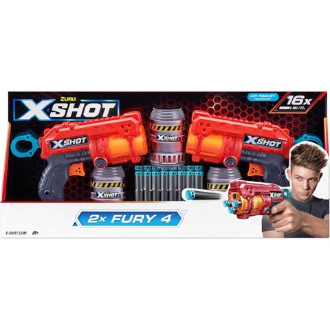 Zuru 2022-S002-X-Shot-Excel-Fury 4 2PK 193052040336 — Bakı