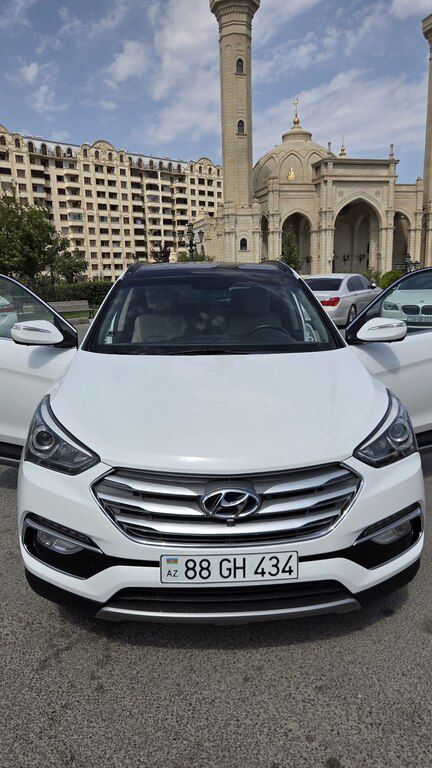 Hyundai Santa Fe, 2.0 L, 2017 il, 79 000 km — Avtomobillər, Bakı (9)