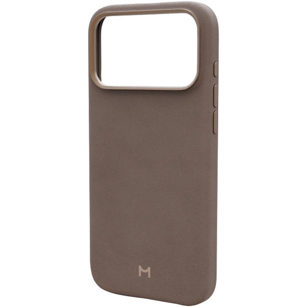Qoruyucu örtük Magssory iPhone 17 Pro Max Eco-Leather CLT045 Latte — Çexollər, Bakı (2)