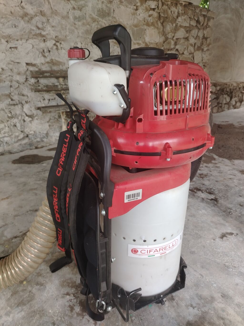 Cifarelli V1200 benzinli çiyin tipli vakuum toplayıcı - Marka/model — Kənd təsərrüfatı avadanlığı, Oğuz (3)