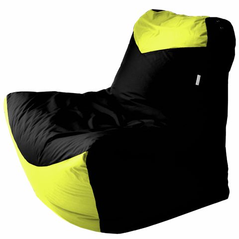 Puf Pouffe Klassik DKL113 Qara, sarı — Bakı